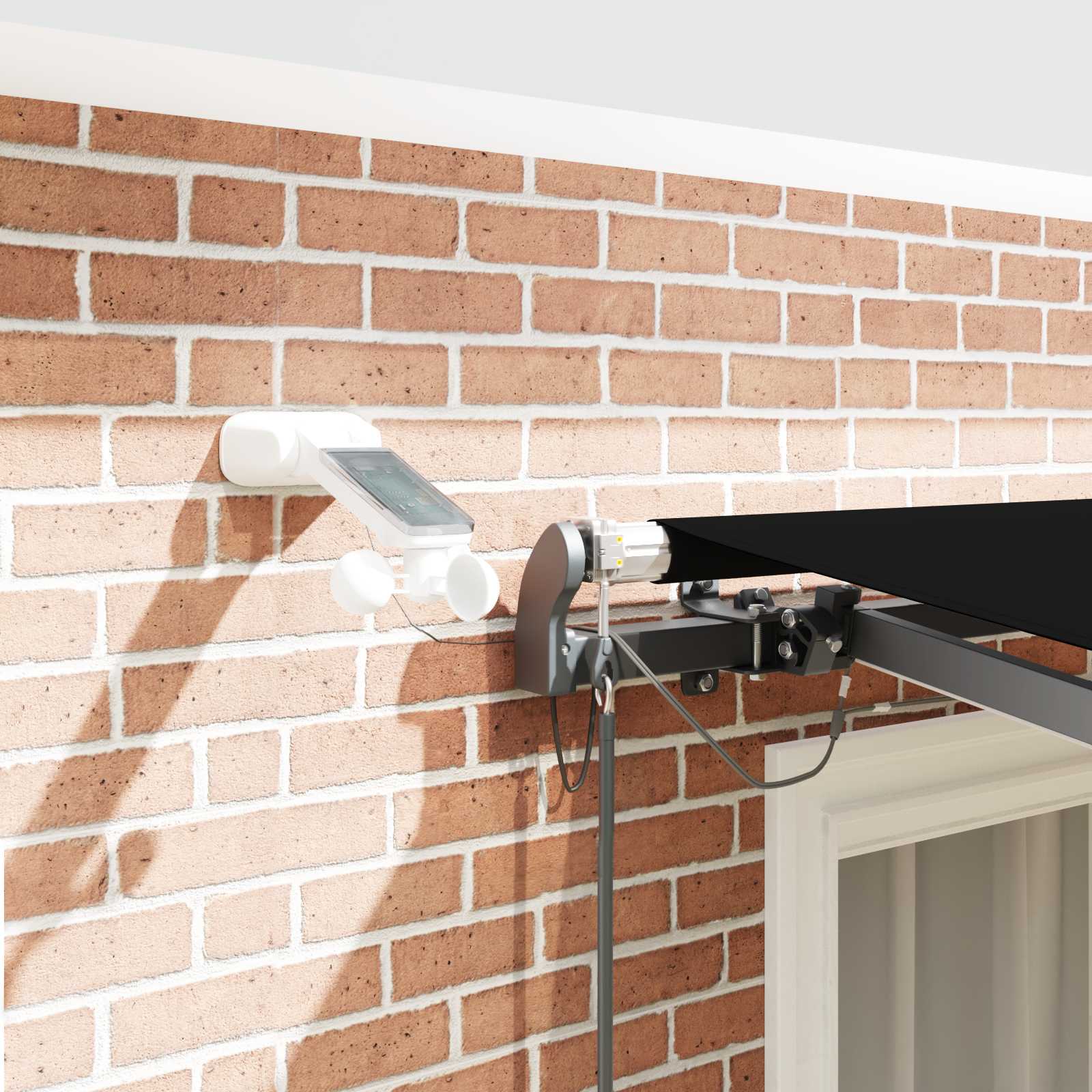 Napernyő Anyag tartalmaz Fekete 300 x 250 cm Poliészter