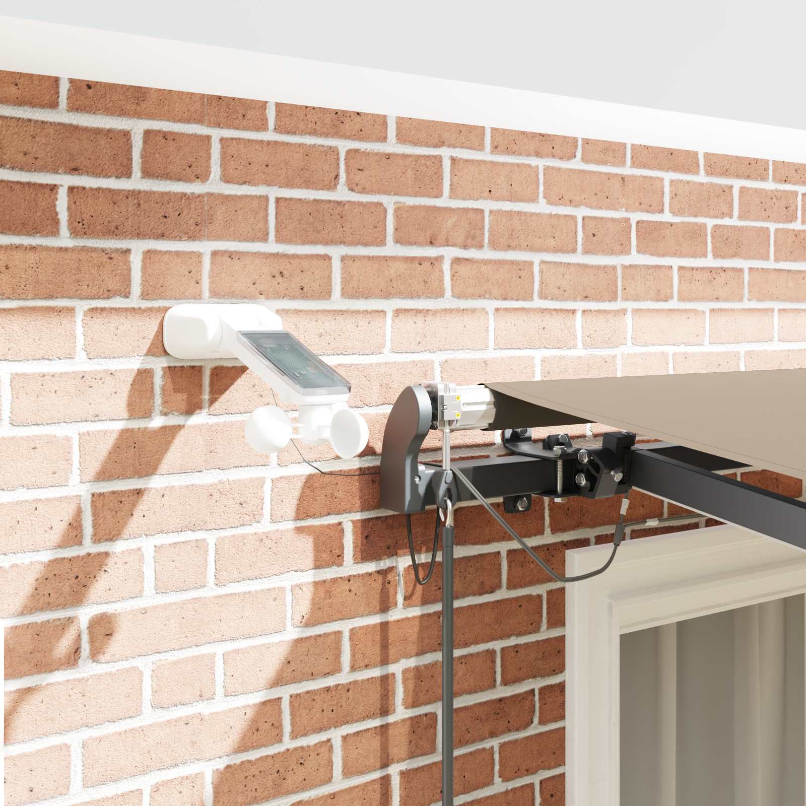 Napernyő Anyag tartalmaz Bézs 300 x 250 cm Poliészter