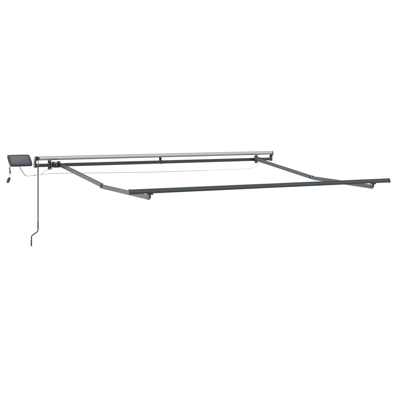 Behúzható napellenző Piros 300 x 250 cm szövet