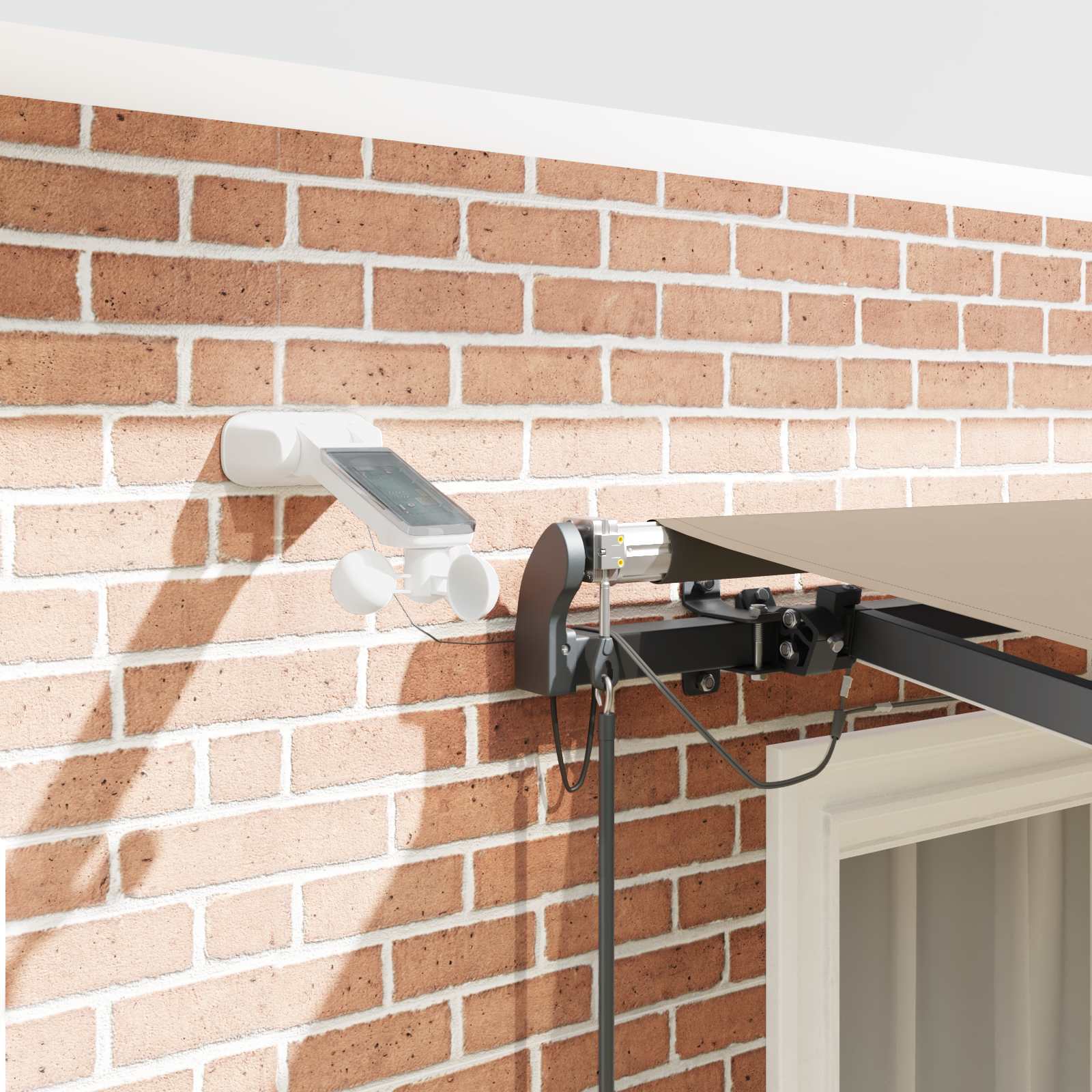 Napernyő Anyag tartalmaz Bézs 350 x 250 cm Poliészter