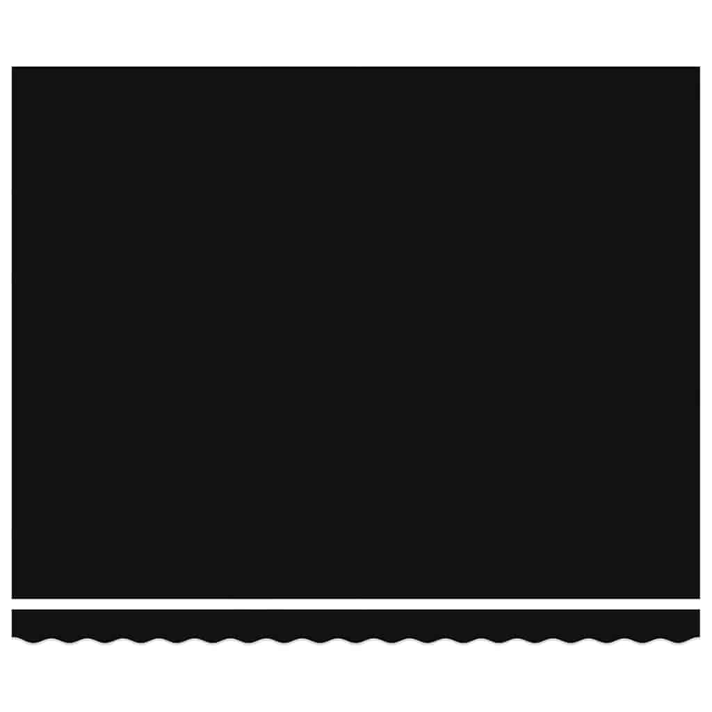 Behúzható napellenző Fekete 400 × 300 cm Szövet és Alumínium