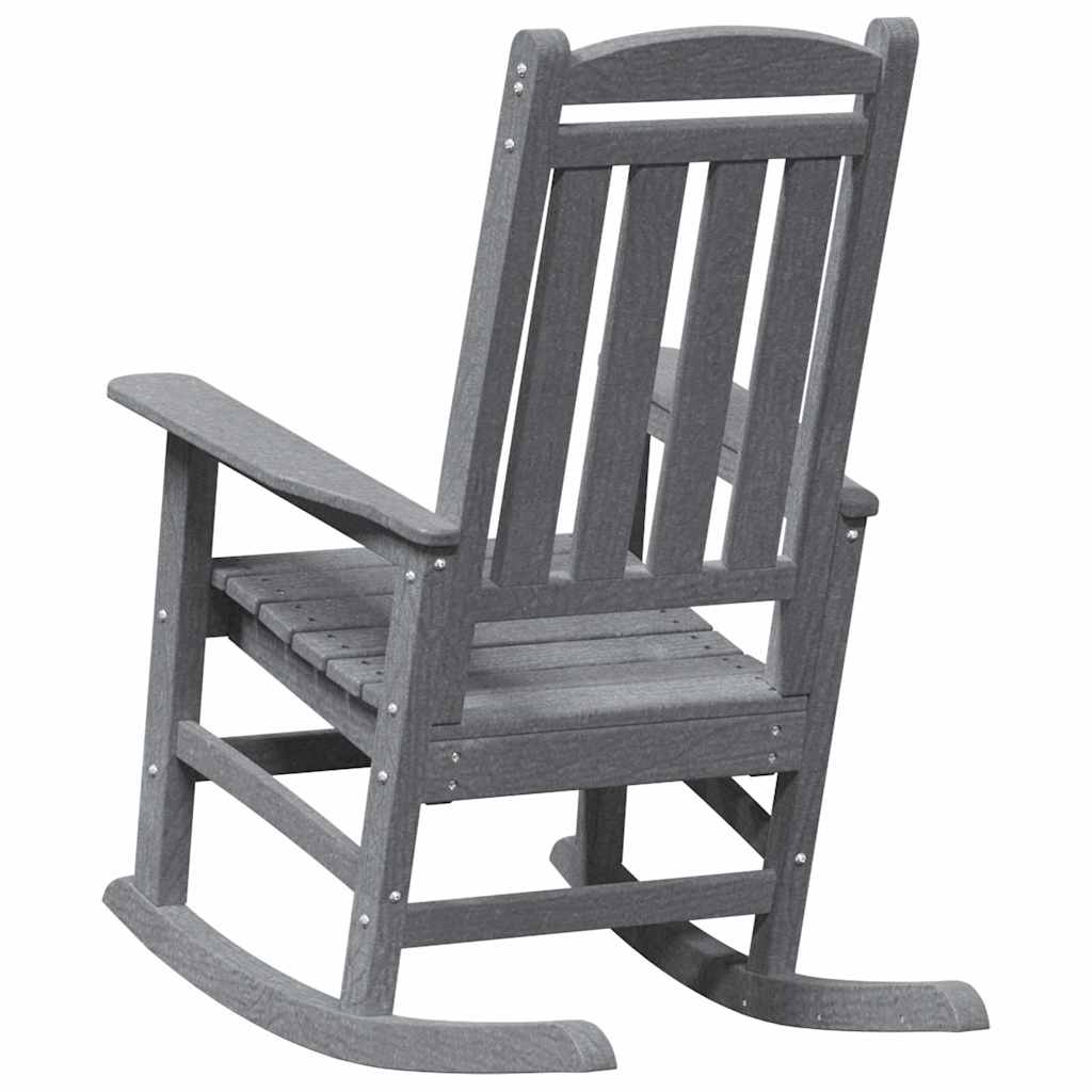 Hintaszék 2 pcs Világosszürke 92 x 70 x 108 cm Polietilén