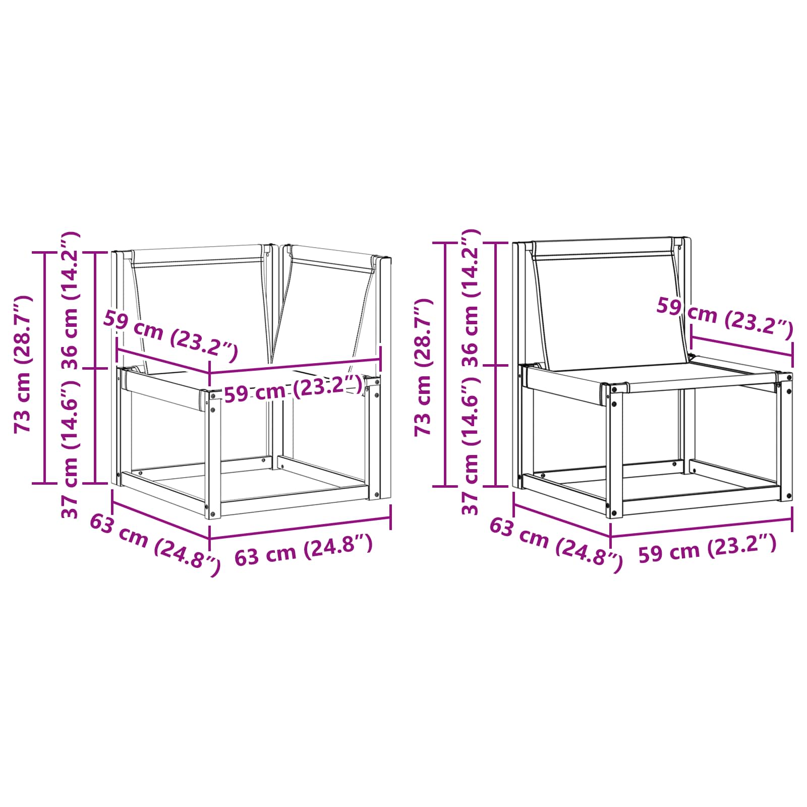 Kültéri kanapé szett párnával 5 pcs Természetes és bézs