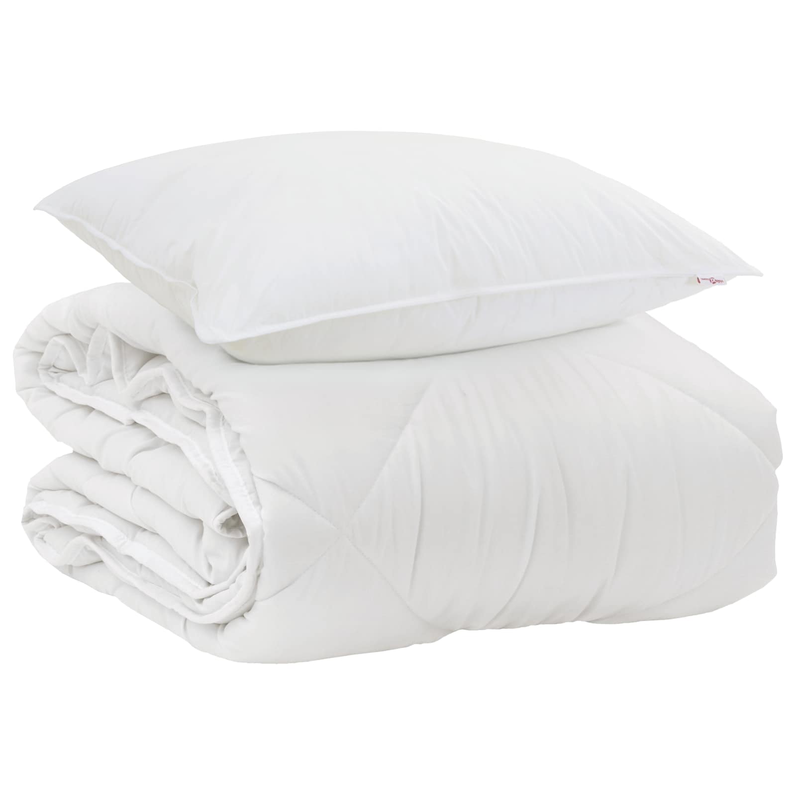 Évszakokon Át Duvet párnával 2 pcs Fehér Mikroszál