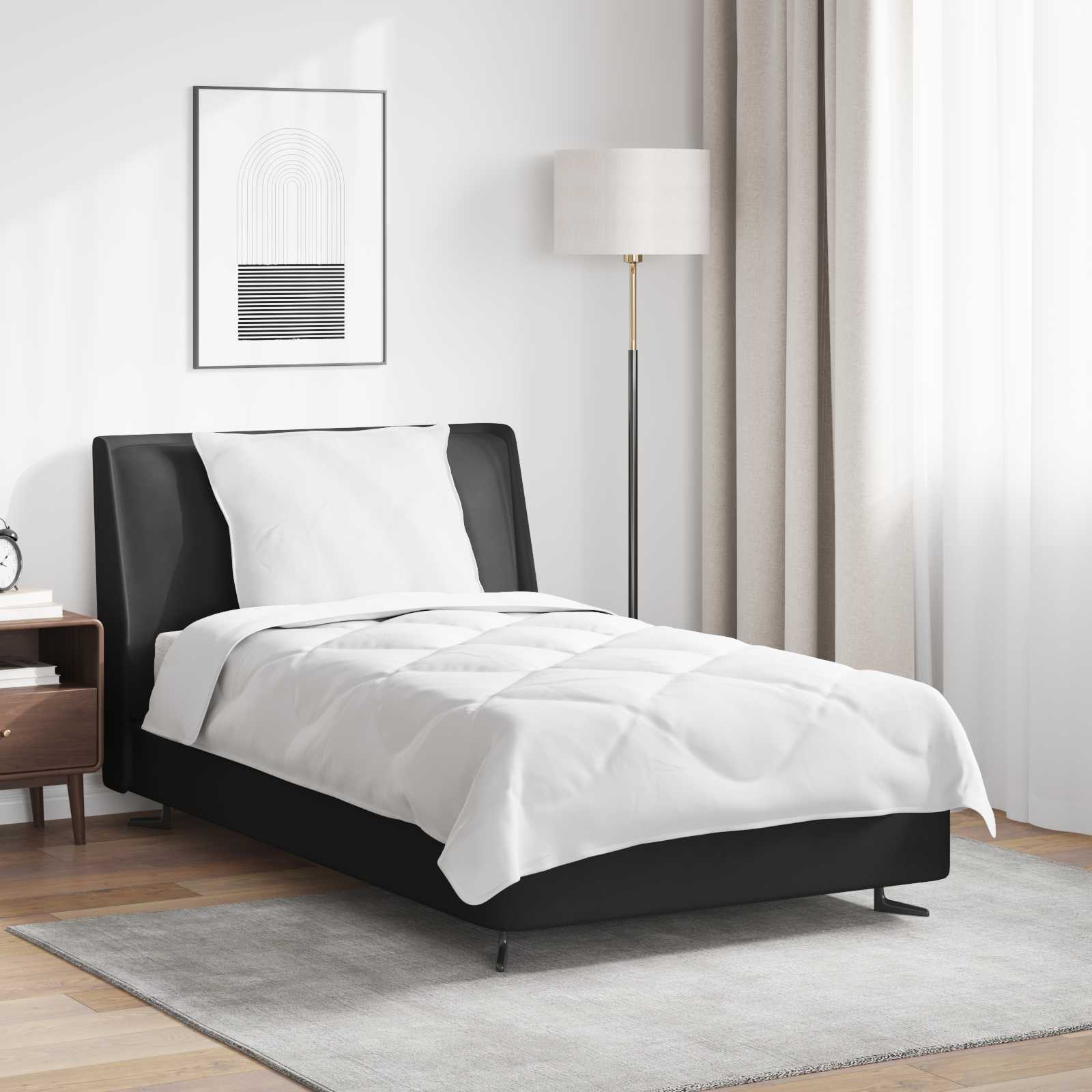 Évszakokon Át Duvet párnával 2 pcs Fehér Mikroszál