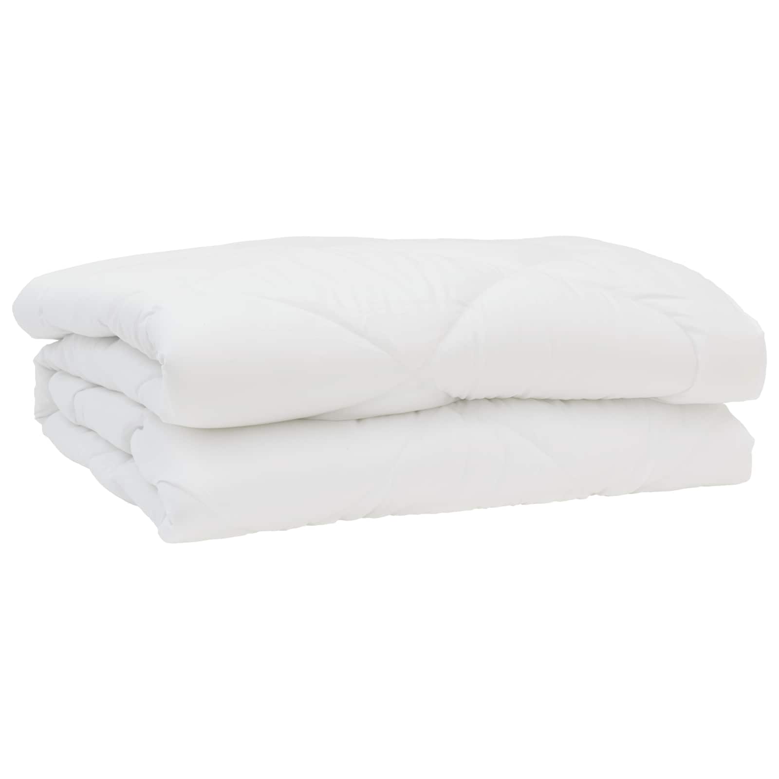 Paplan párnával 3 pcs Fehér Mikroszálas