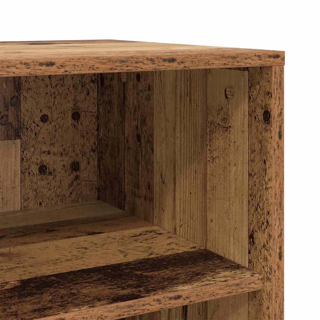 Széf 2 pcs Öreg fa 70 x 41 x 75 cm Faanyag