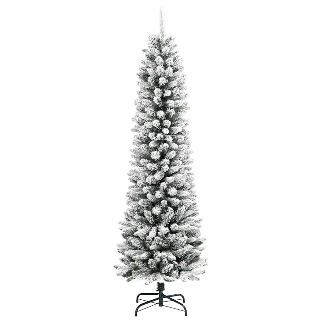 Mű karácsonyfa 150 LED-del Fehér 120 cm PVC és Fém és Műanyag