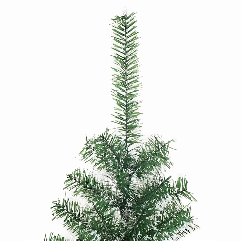 Mű karácsonyi fa hóval borítva LED fényekkel 300 LED-del 210 cm