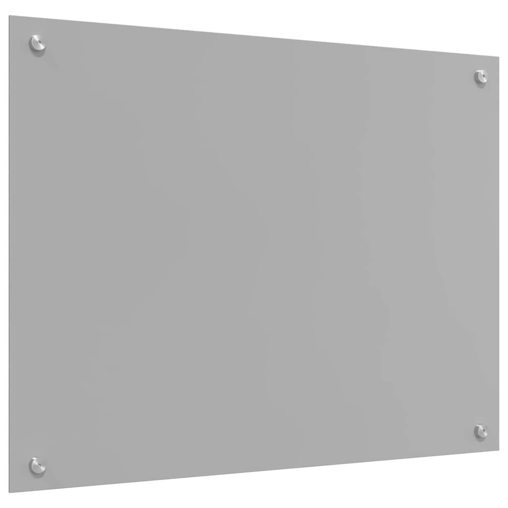 Konyhai splashback 2 pcs Világosszürke 80 x 50 cm edzett üveg