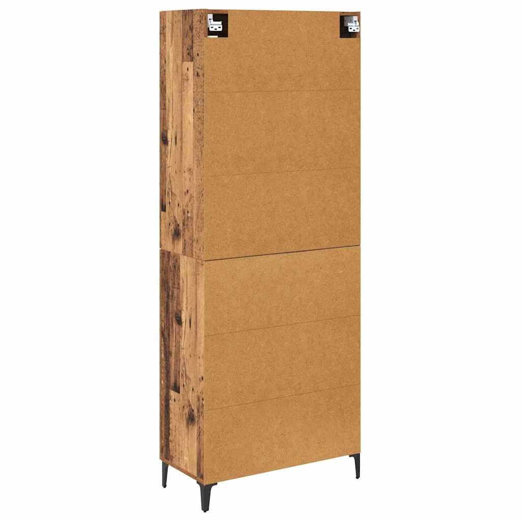 Magasfiú Falra szerelhető Öreg fa 69,5 x 34 x 180 cm Faanyag