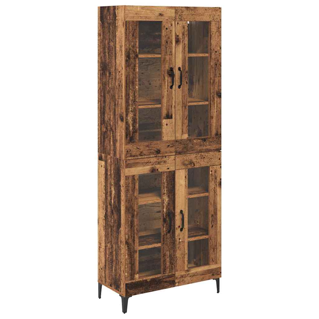 Magasfiú Falra szerelhető Öreg fa 69,5 x 34 x 180 cm Faanyag
