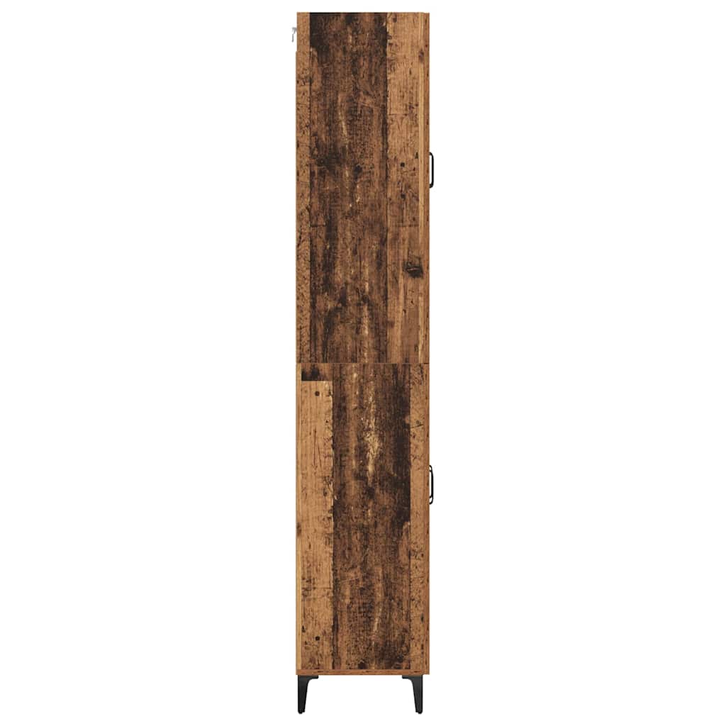 Magasfiú Falra szerelhető Öreg fa 69,5 x 34 x 180 cm Faanyag