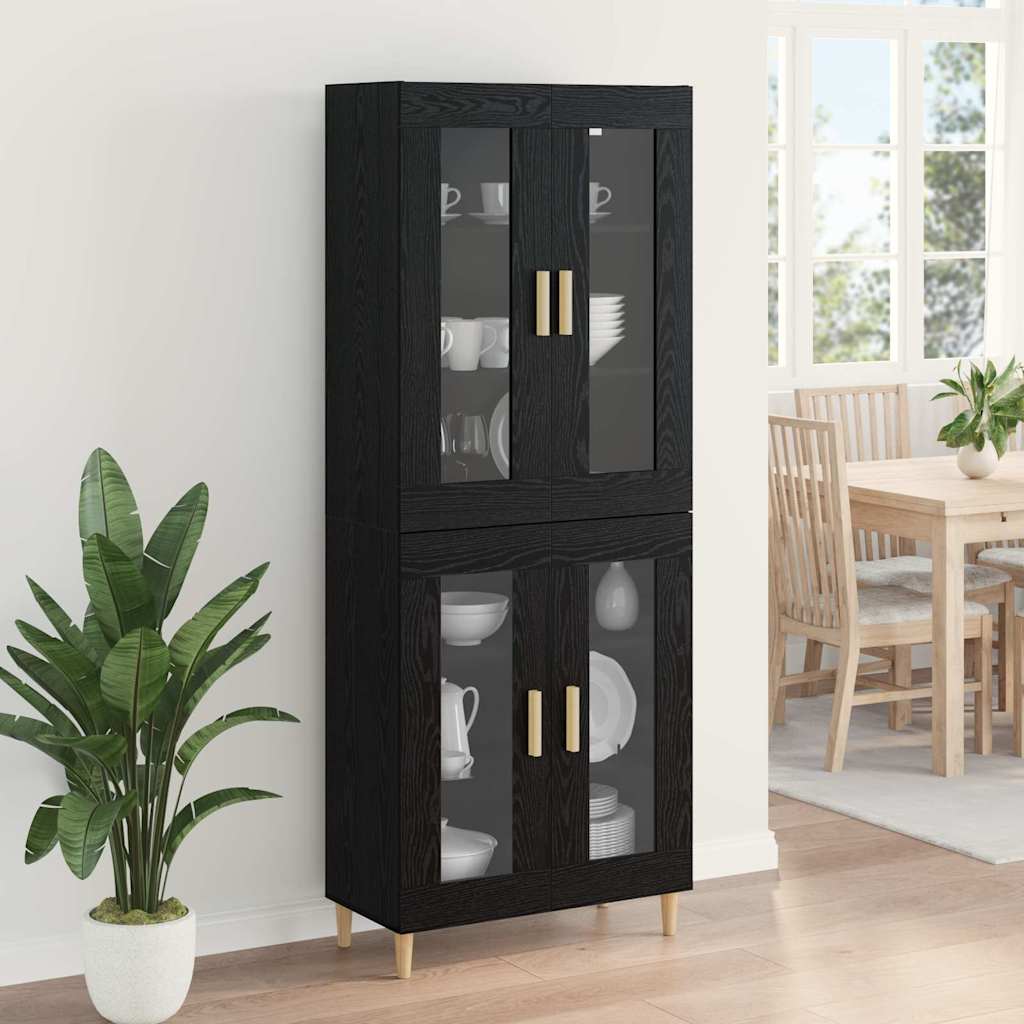 Magasfiú Fekete tölgy 69,5 x 34 x 180 cm Faanyag