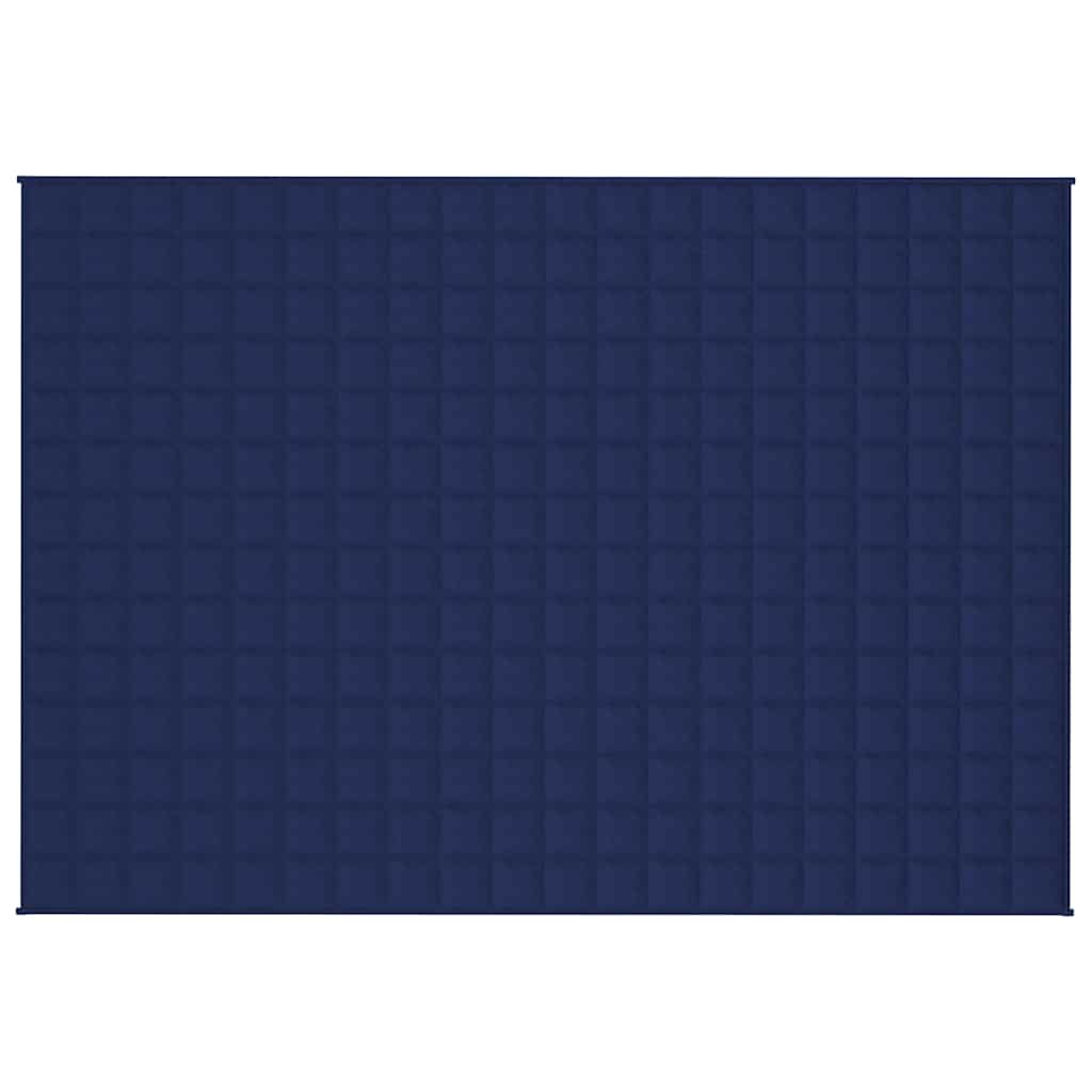 Kék szövet súlyozott takaró 138 x 200 cm 10 kg