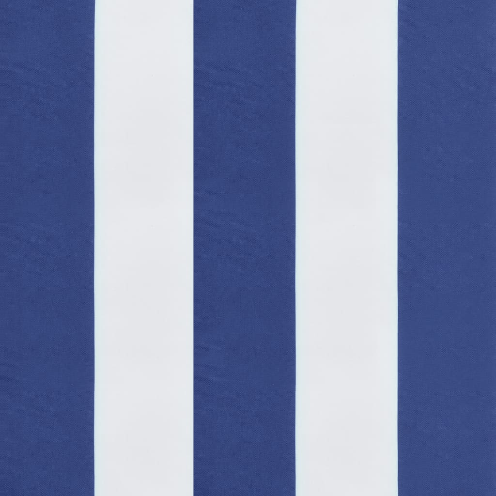 2 db kék és fehér csíkos szövet raklappárna