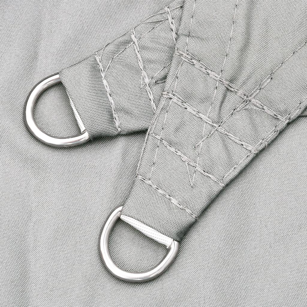 Szürke 100% poliészter oxford szövet napvitorla 4,5x4,5 m