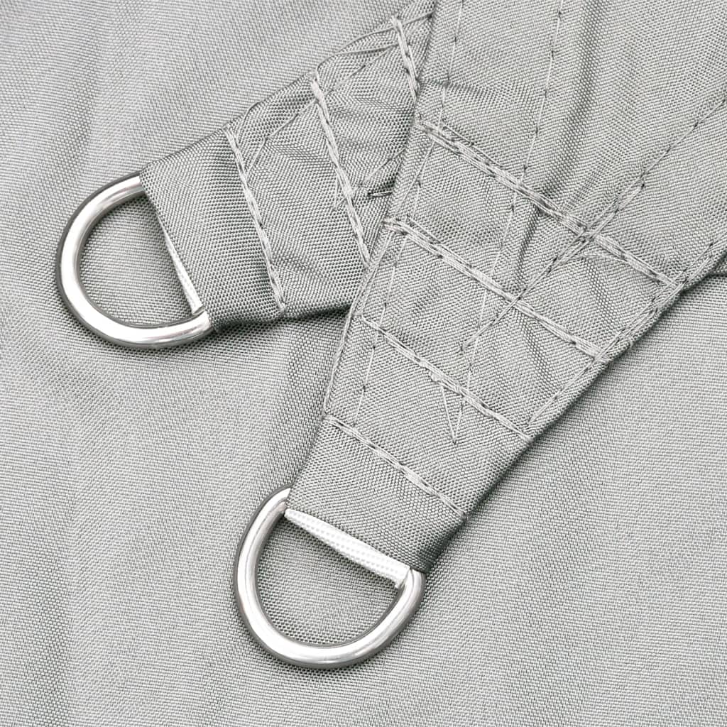 Világosszürke 100% poliészter oxford szövet napvitorla 7x5 m