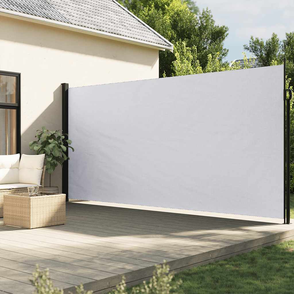 Fehér behúzható oldalsó napellenző 200 x 300 cm