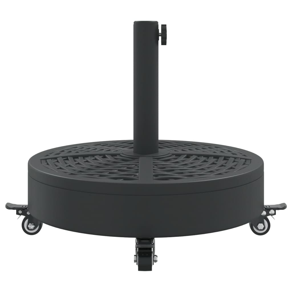 Görgős kerek napernyőtalp rúdhoz Ø38 / 48 mm 27 kg