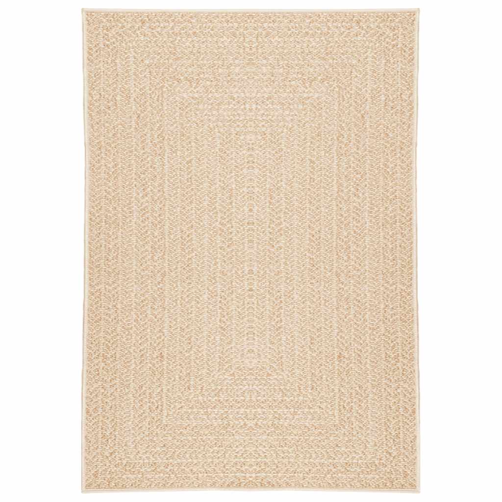 ZIZUR bézs juta hatású beltéri és kültéri szőnyeg 120 x 170 cm