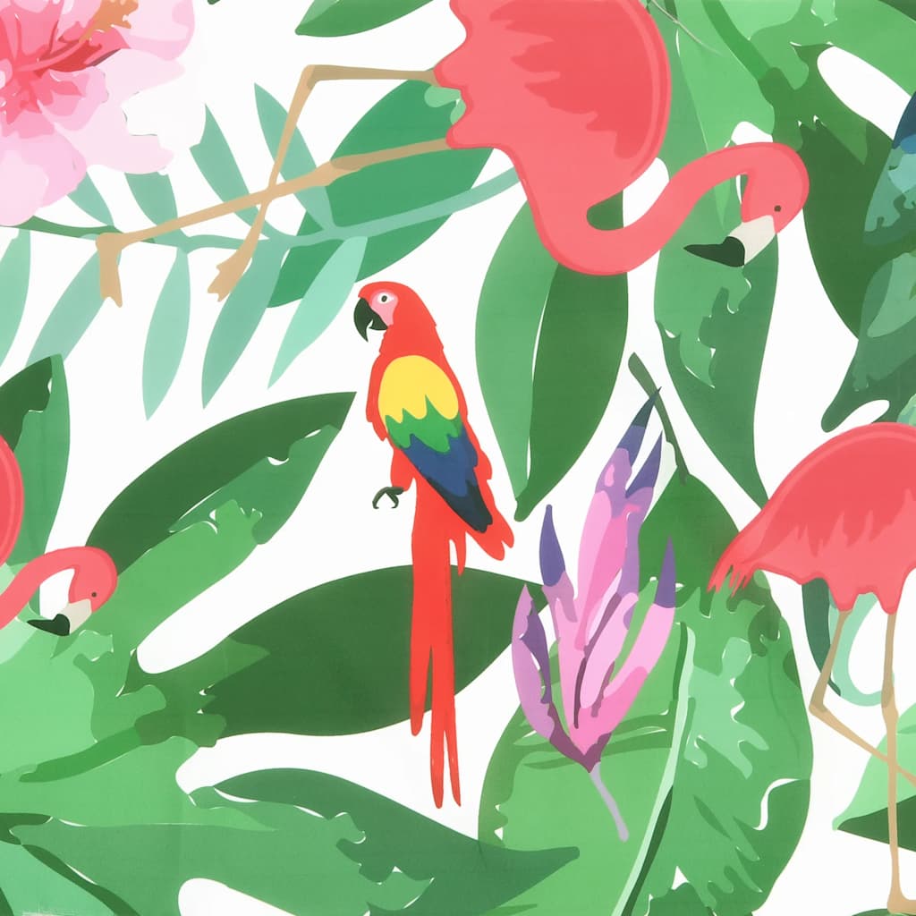 Többszínű oxford-szövet összecsukható napozóágy 175x54x8,5 cm