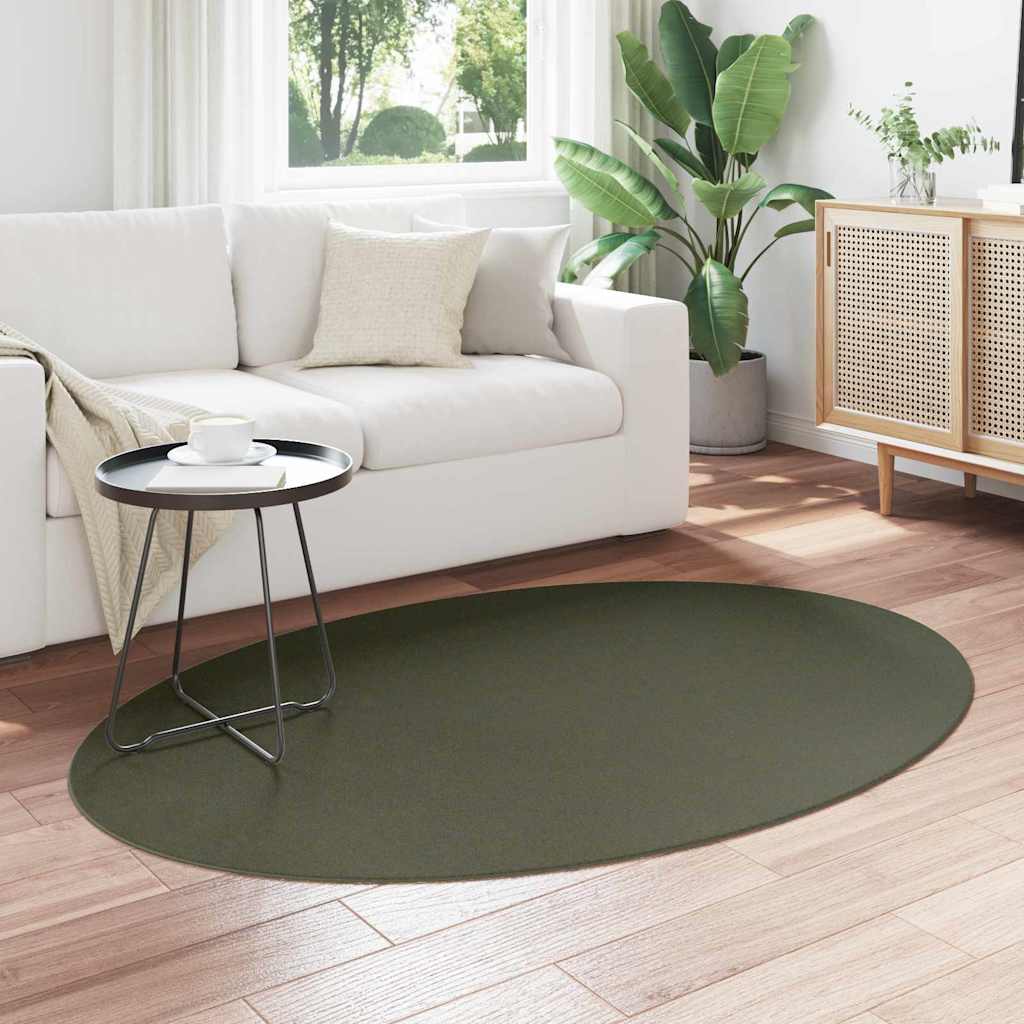 Területszőnyegek HUARTE Erdei zöld 170 x 120 cm 100% poliészter