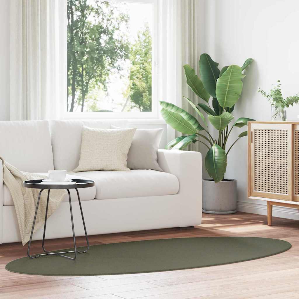 Területszőnyegek HUARTE Erdei zöld 170 x 120 cm 100% poliészter