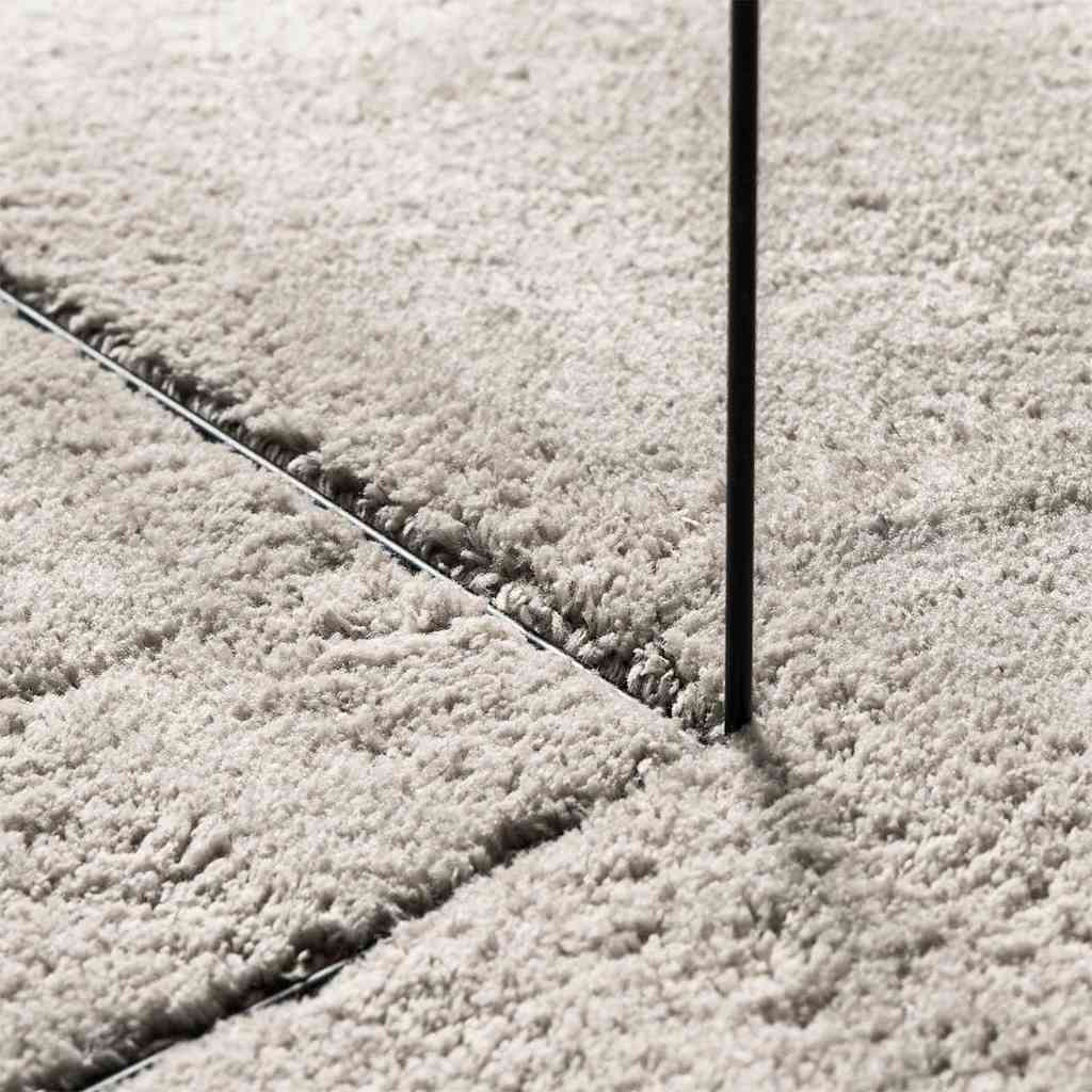 Területszőnyegek HUARTE Homokszín 100 x 200 cm Poliészter