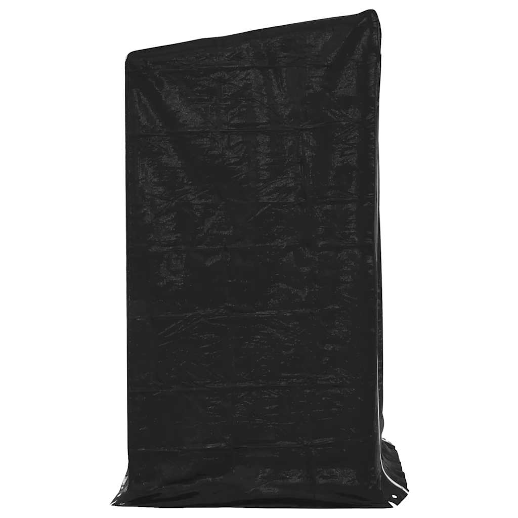 Tűzifa állvány esővédővel 100x100x200 cm horganyzott acél