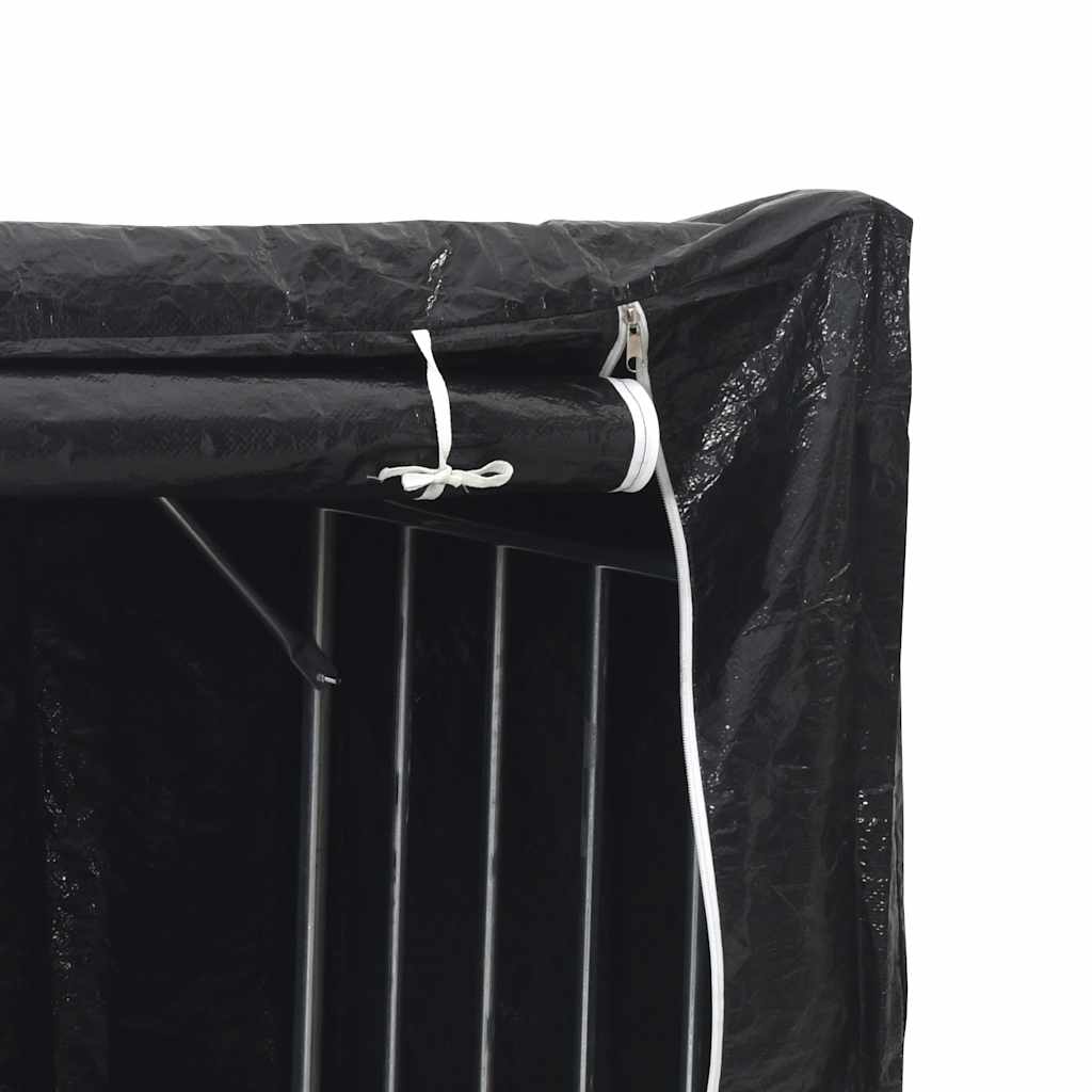 Tűzifa állvány esővédővel 150x100x200 cm horganyzott acél