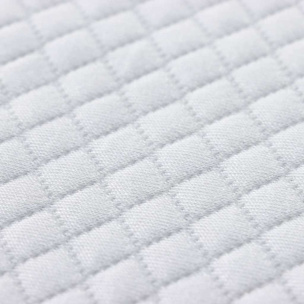 Matrac topper Fehér 180 x 200 cm Jacquard Szövet