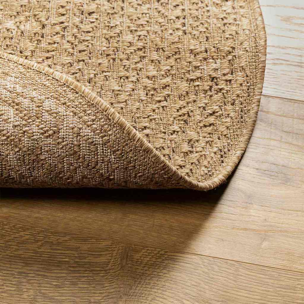 Szőnyeg ZIZUR Barna 170 x 120 cm Polipropilén