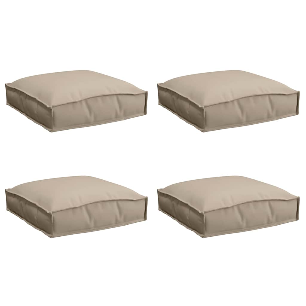Párna 4 pcs Tópszínű 40 x 40 x 8 cm Oxford Szövet