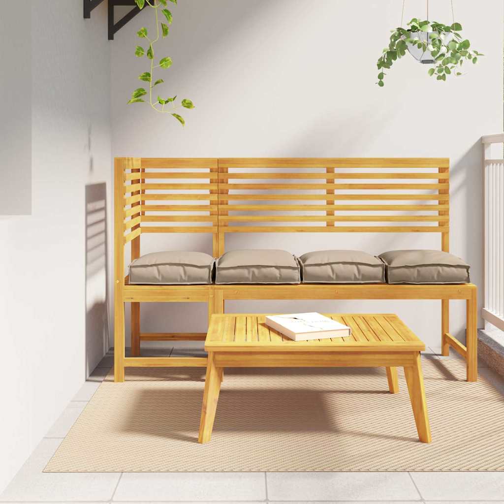 Párna 4 pcs Tópszínű 40 x 40 x 8 cm Oxford Szövet