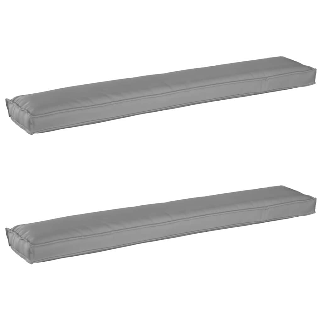 Raklap párna készlet 2 pcs Szürke 200 x 40 x 8 cm Oxford Anyag