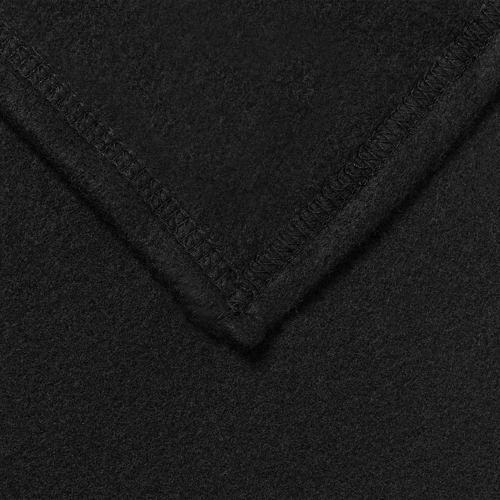 Takarók 24 pcs Fekete 200 x 150 cm Gyapjú