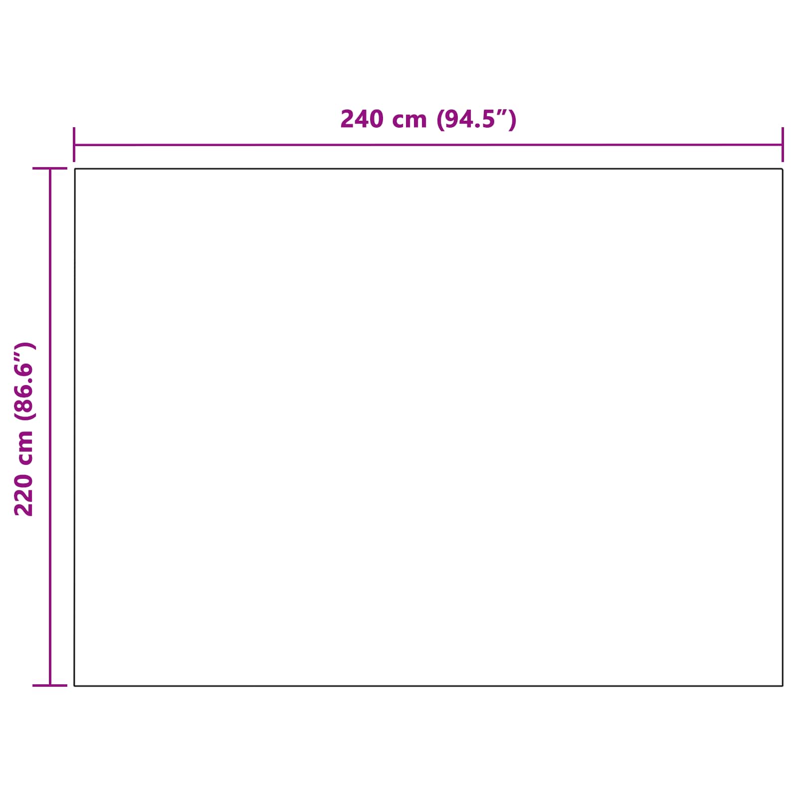 Takarók 24 pcs Krém 240 x 220 cm Gyapjú