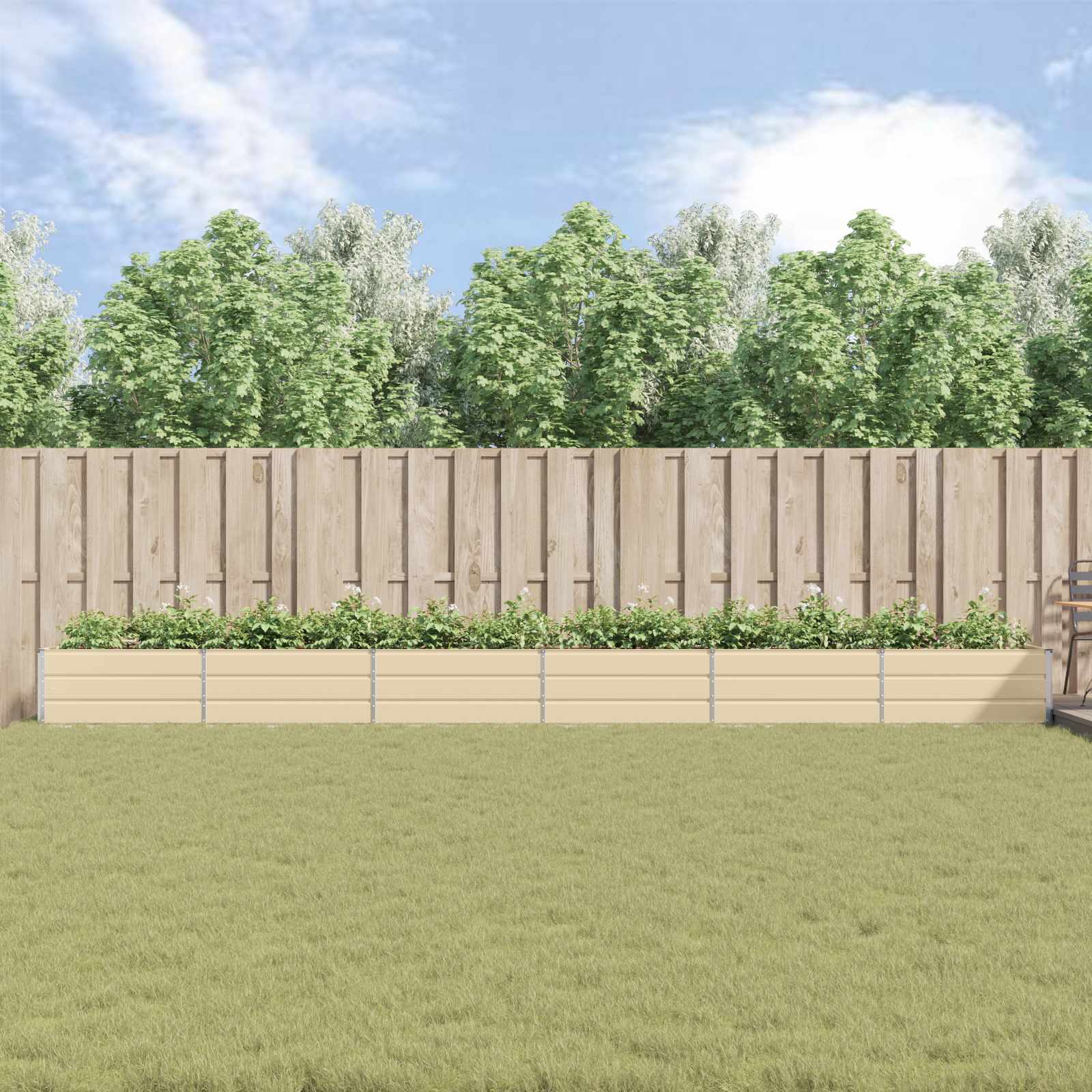 Növénytartó Ívó 195 x 100 x 45 cm Horganyzott acél