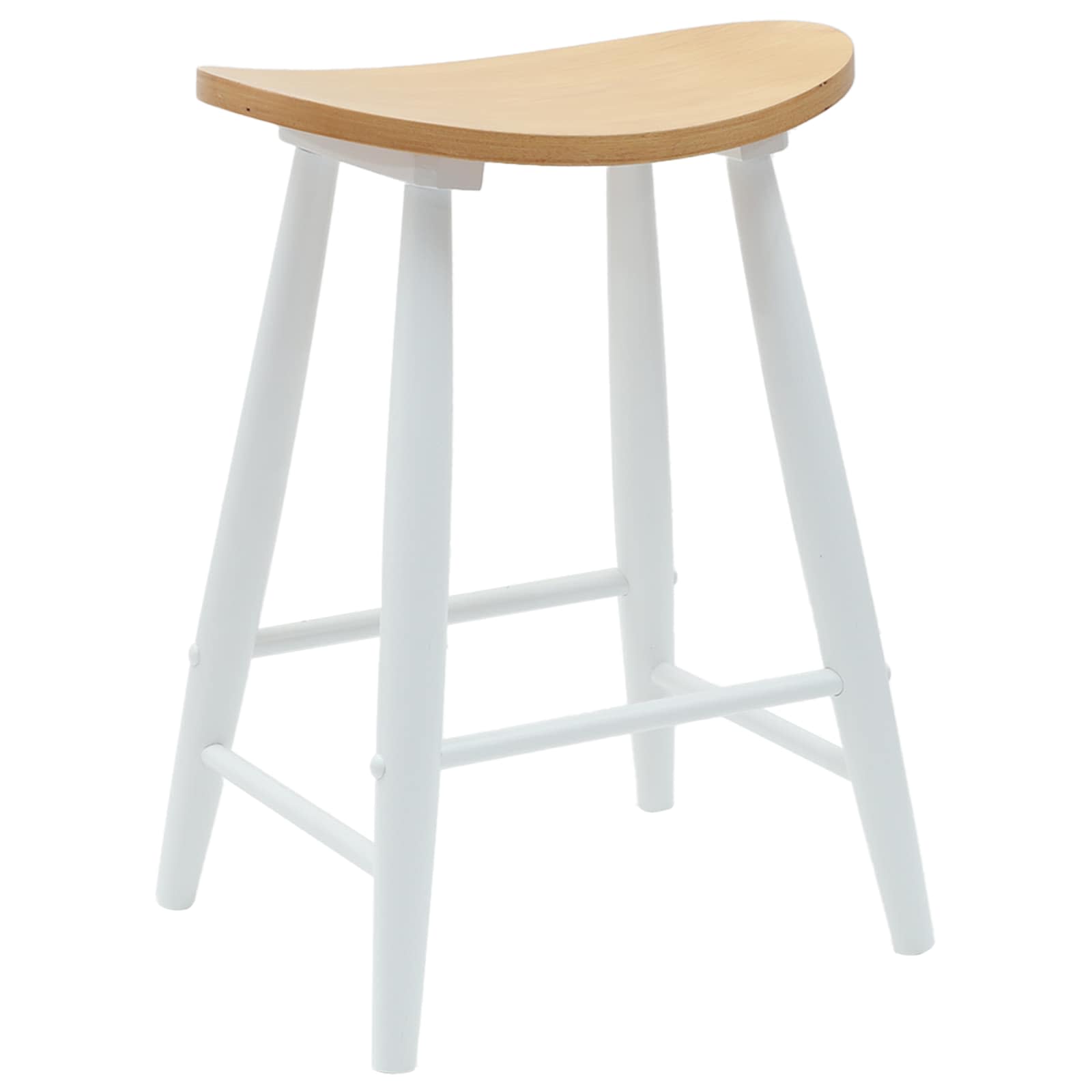Étkező Székek 2 pcs Fehér 46 x 37 x 63 cm Tömör Gumi Fa