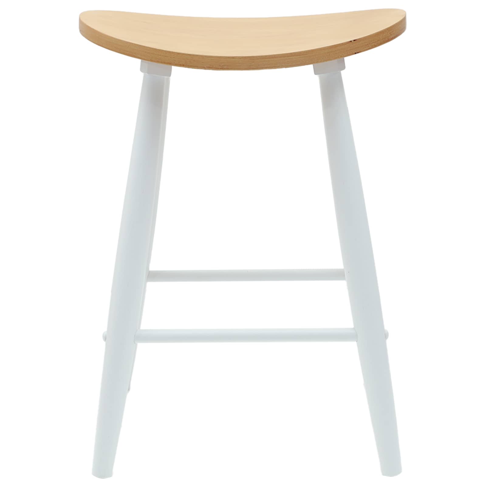 Étkező Székek 2 pcs Fehér 46 x 37 x 63 cm Tömör Gumi Fa