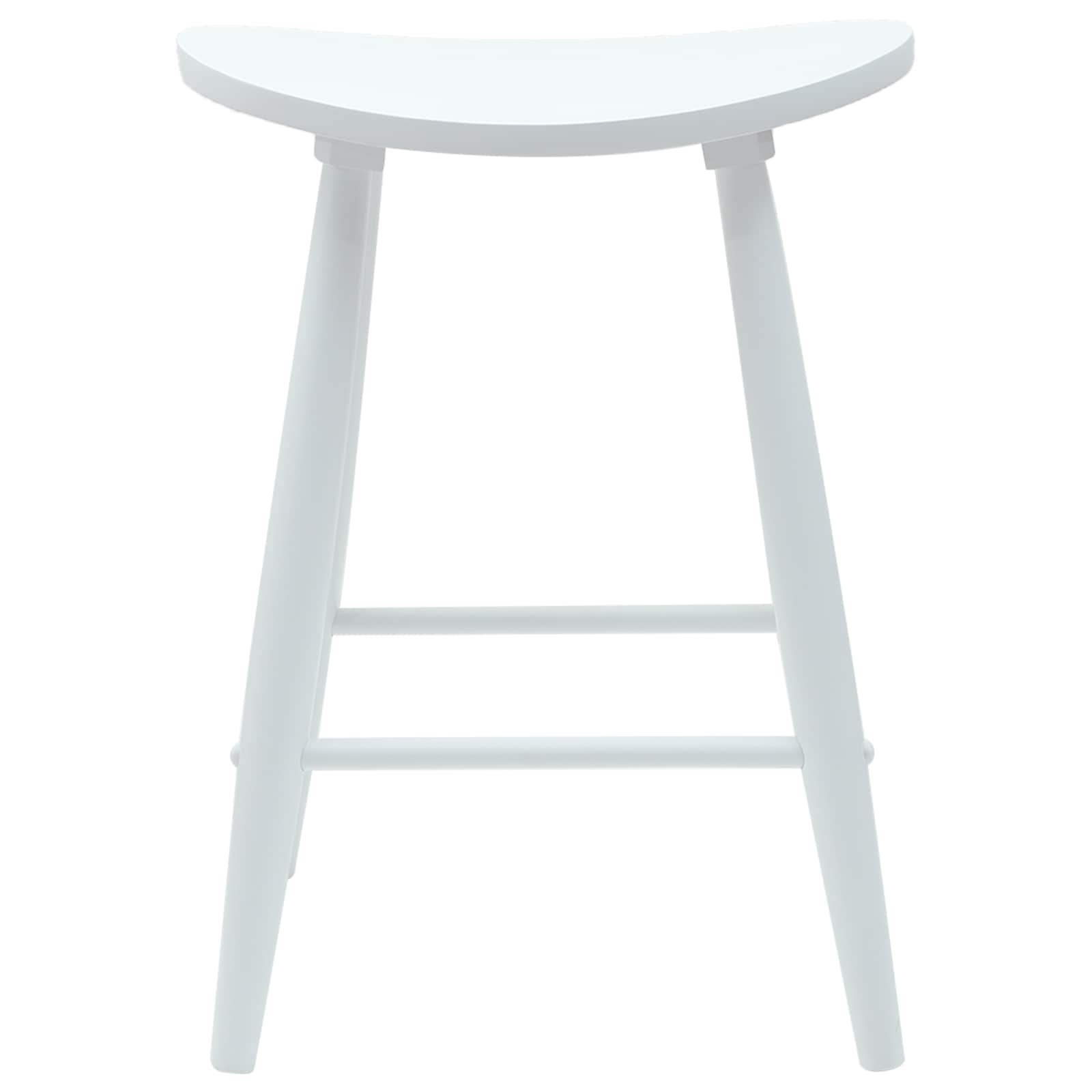 Étkező Székek 2 pcs Fehér 46 x 37 x 63 cm Tömör Gumi Fa