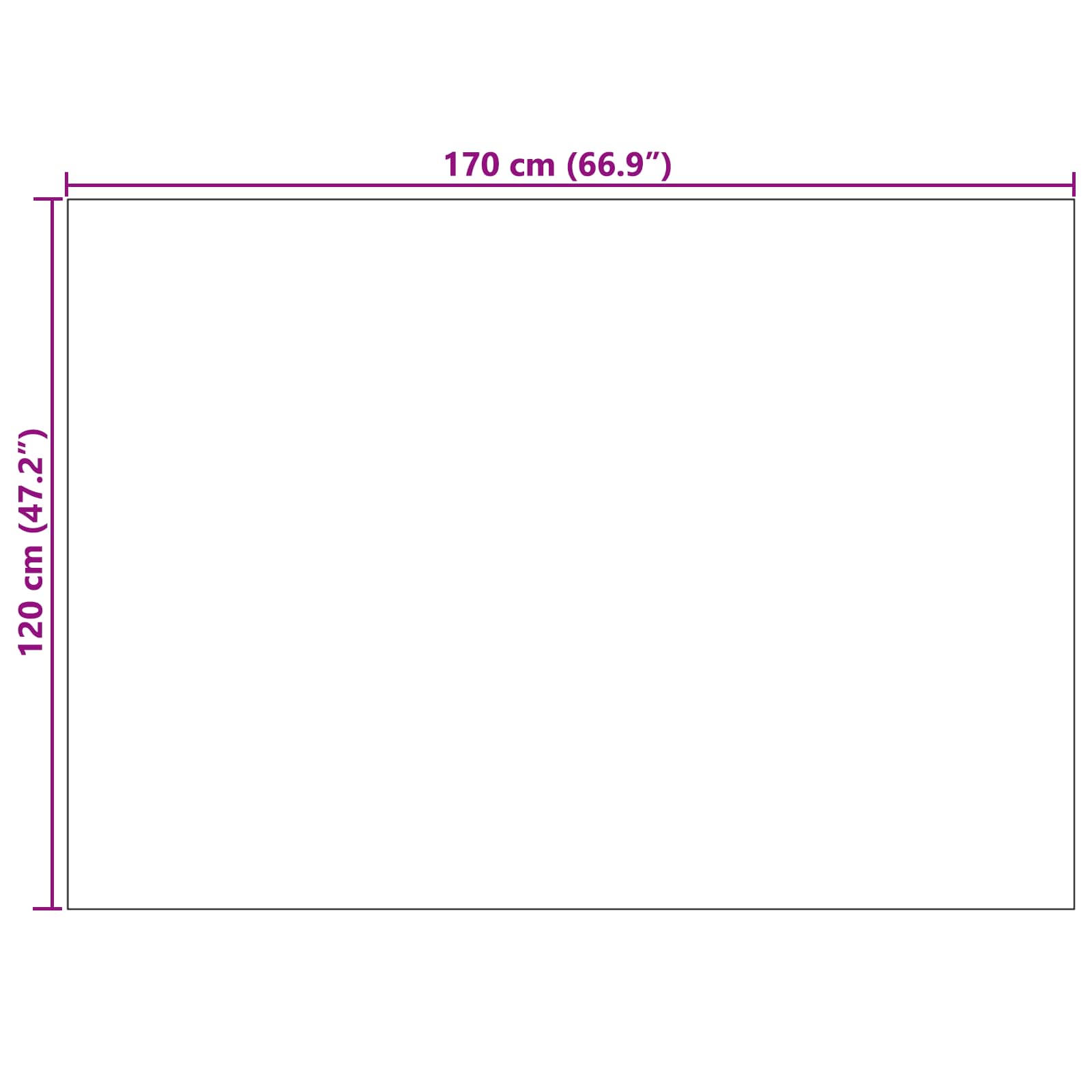 Területszőnyegek PALMERAS Antracit 170 x 120 cm Poliészter