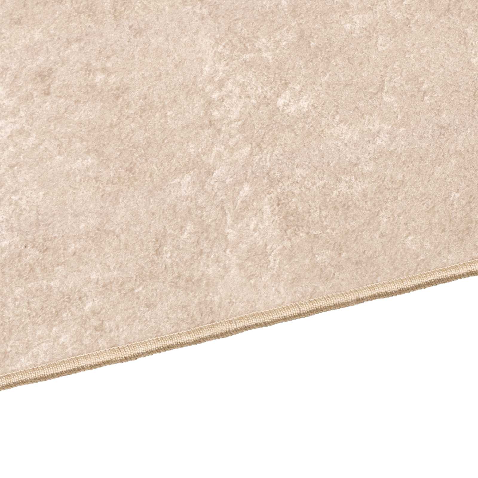 Szőnyeg Nyomtatás Krém 400 x 80 cm Poliészter és PVC