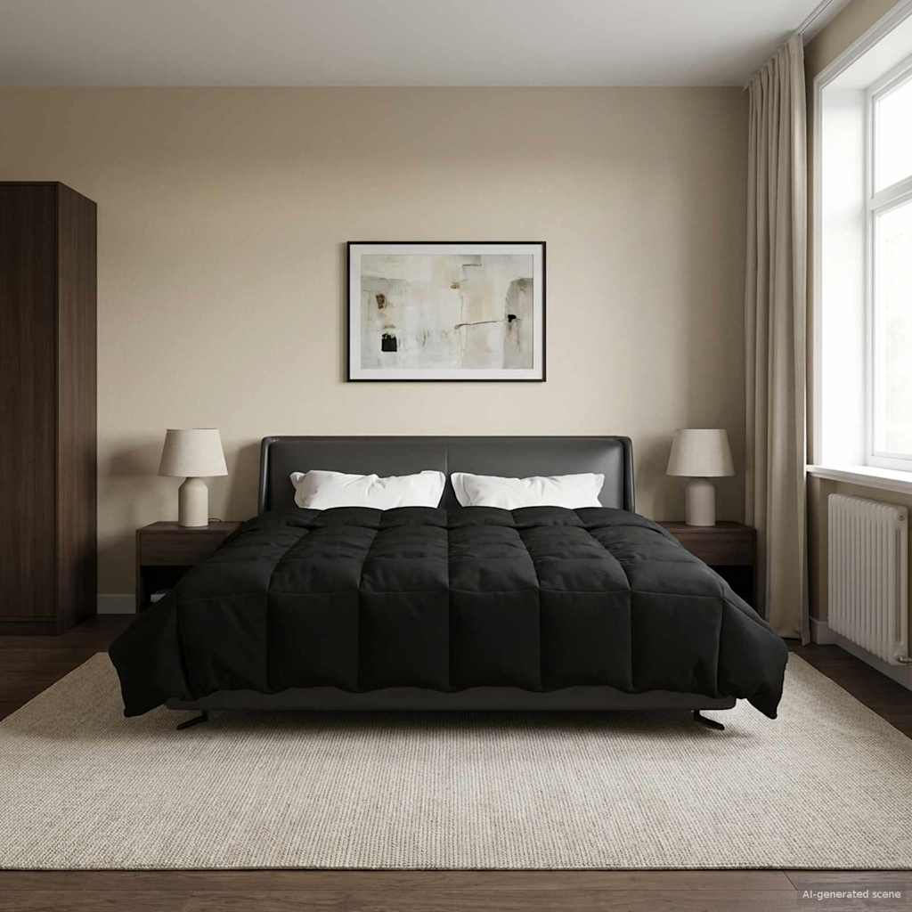 Nyári Takarmány Sövényes Fekete 240 x 260 cm Mikroszál