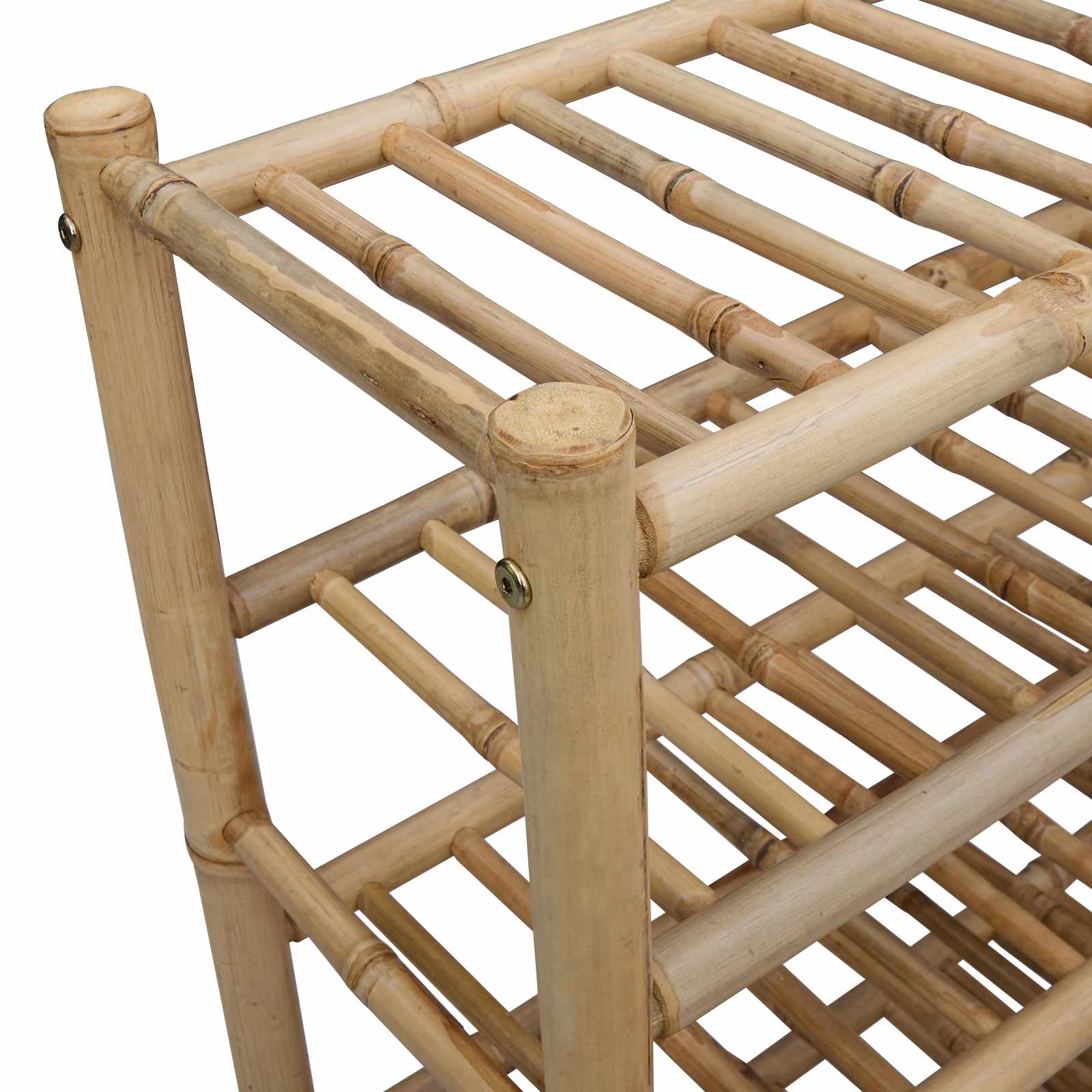Cipőtartó polcokkal Természetes 68 x 28 x 63 cm Bambusz
