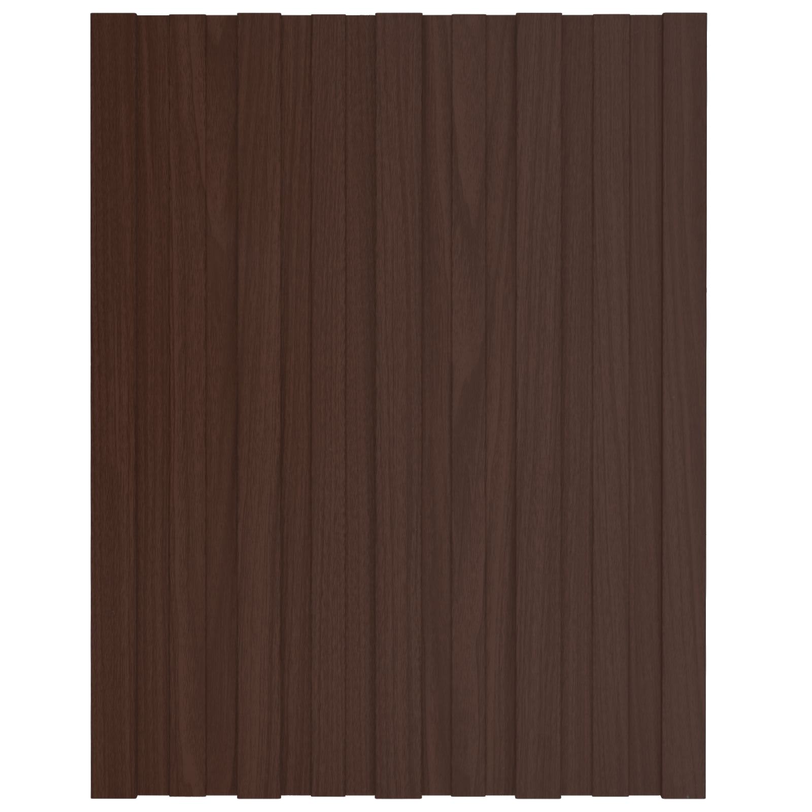 Tetőpanel 36 pcs Barna 60 x 45 cm Horganyzott acél