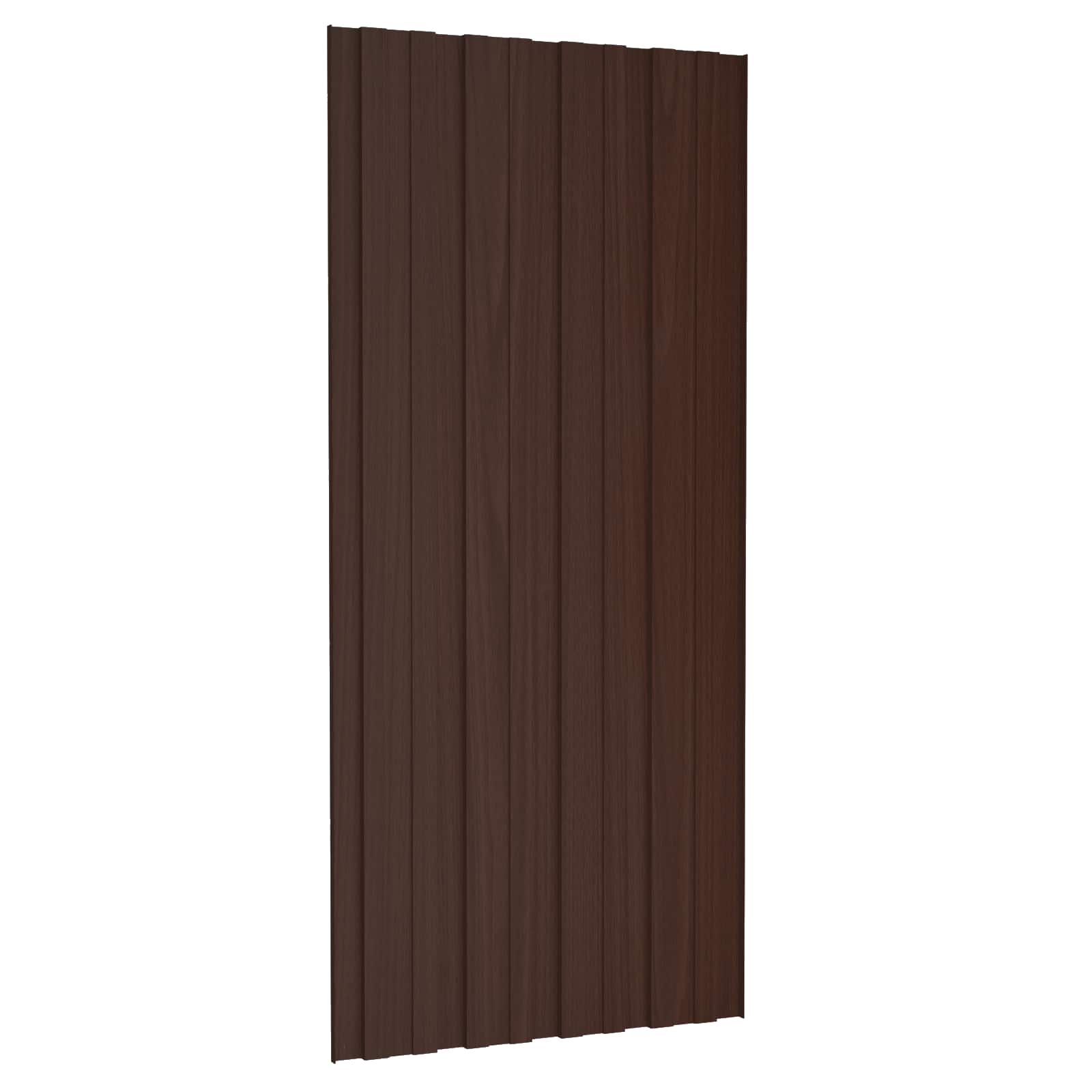 Tetőpanel 12 pcs Barna 100 x 45 cm Horganyzott acél