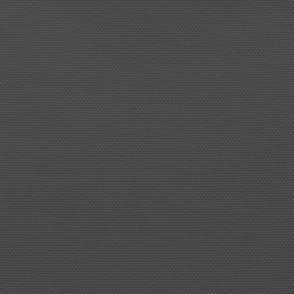 Négyszögletes antracitszürke oxford szövet napvitorla 4 x 6 m 