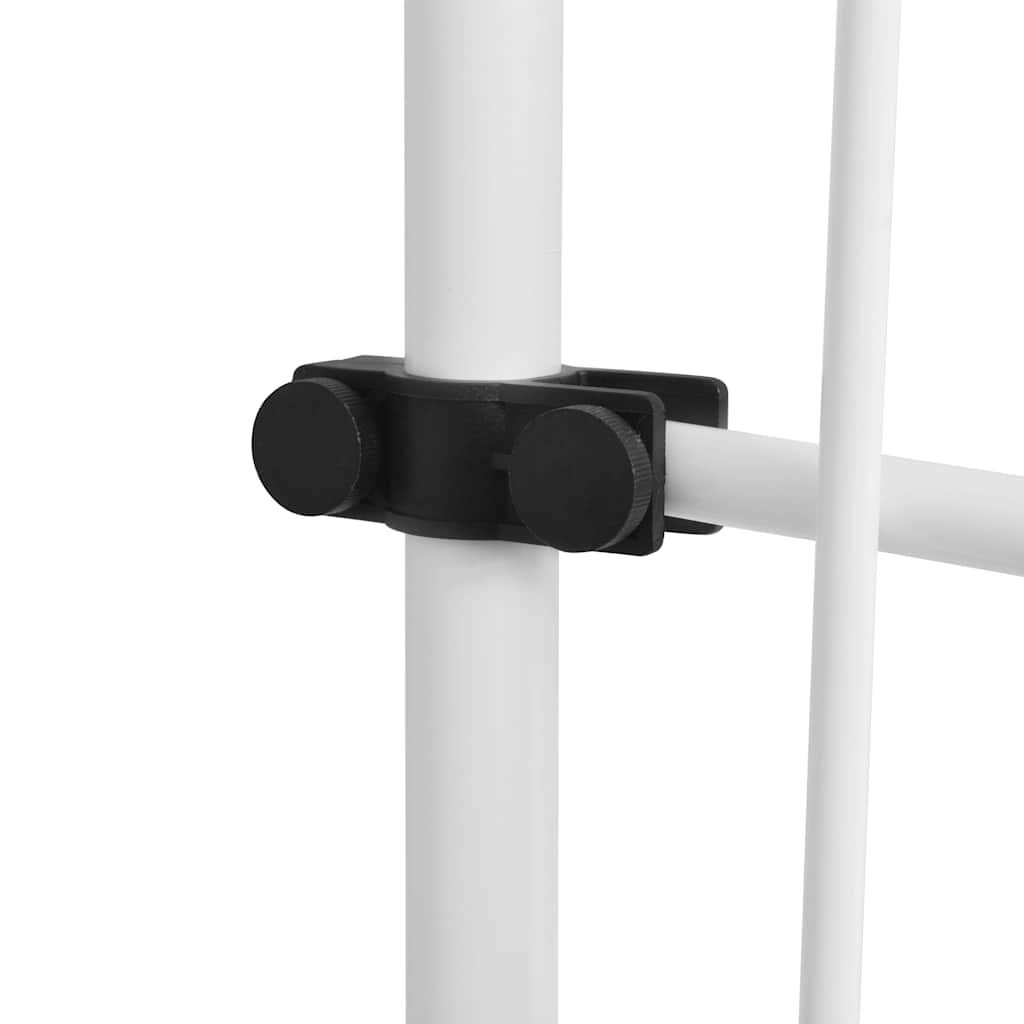 Narancssárga-fehér csíkos kézzel feltekerhető napellenző 150 cm